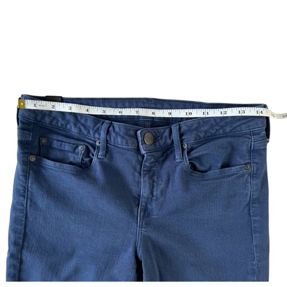 VINCE Skinny Jeans Blue Marine Wash Low Mid Rise Stretch Riley Legging - Size 28 - Picture 5 of 11